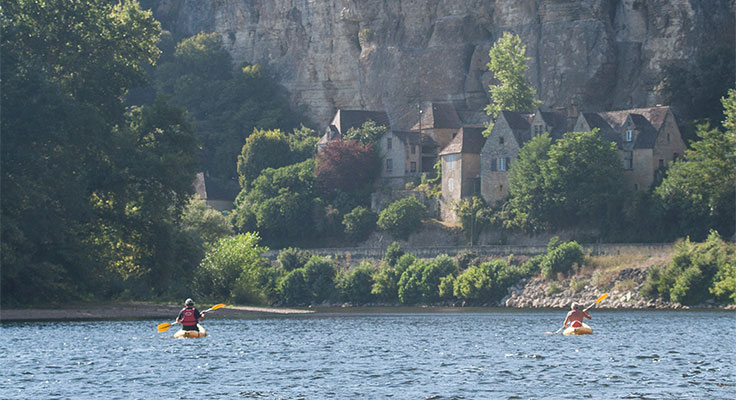 balade en canoe sur la Dordogne