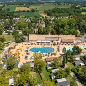 Chateau de Fonrives vue aerienne