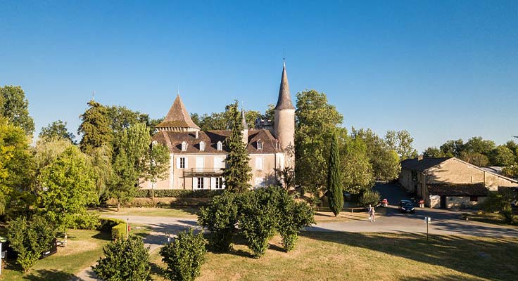 Vue du Château de Fonrives