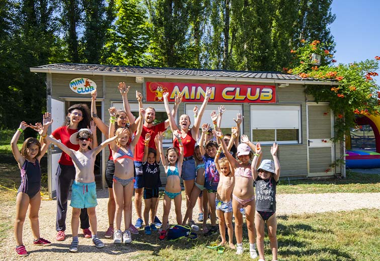 le club enfants du camping le Château de fonrives